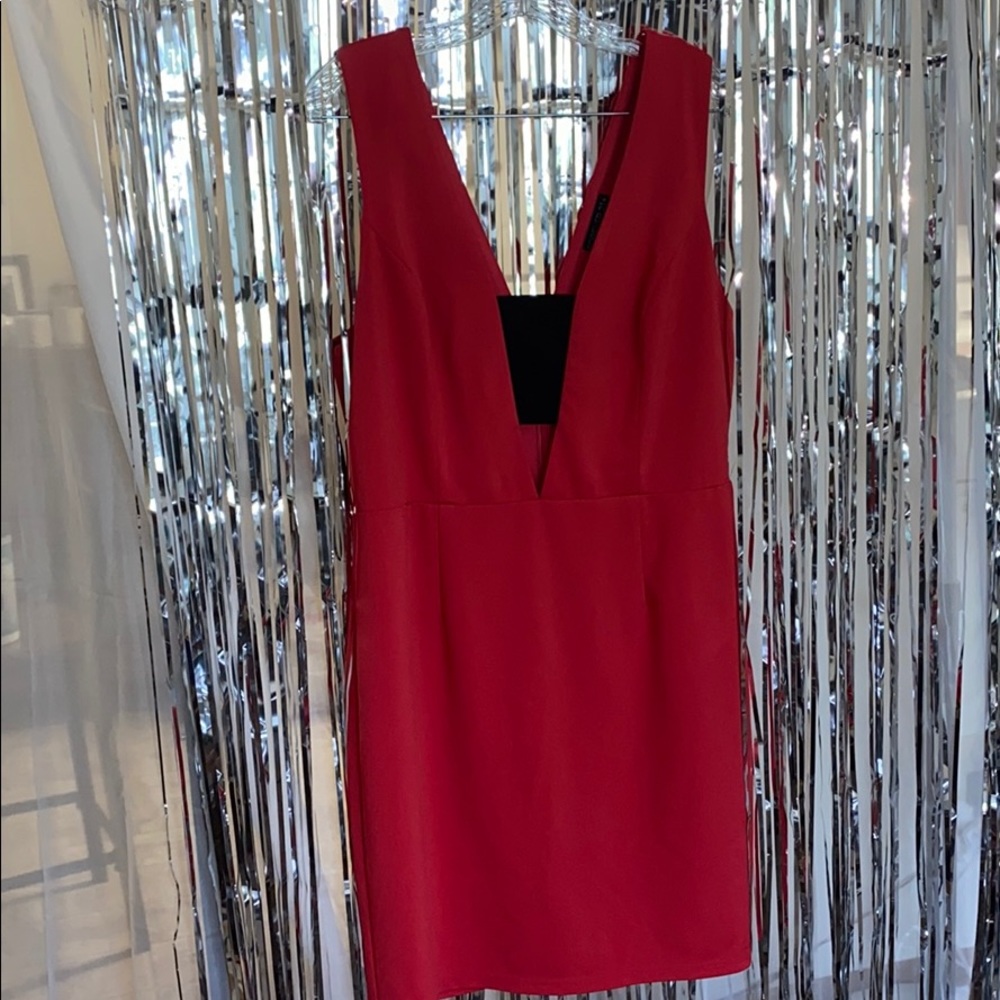 Red Body Con Dress